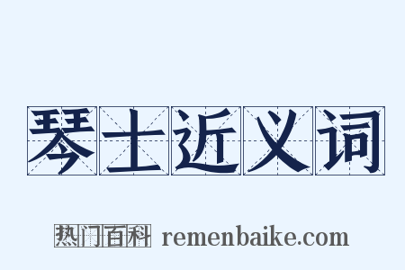 琴士近义词是什么意思的图片